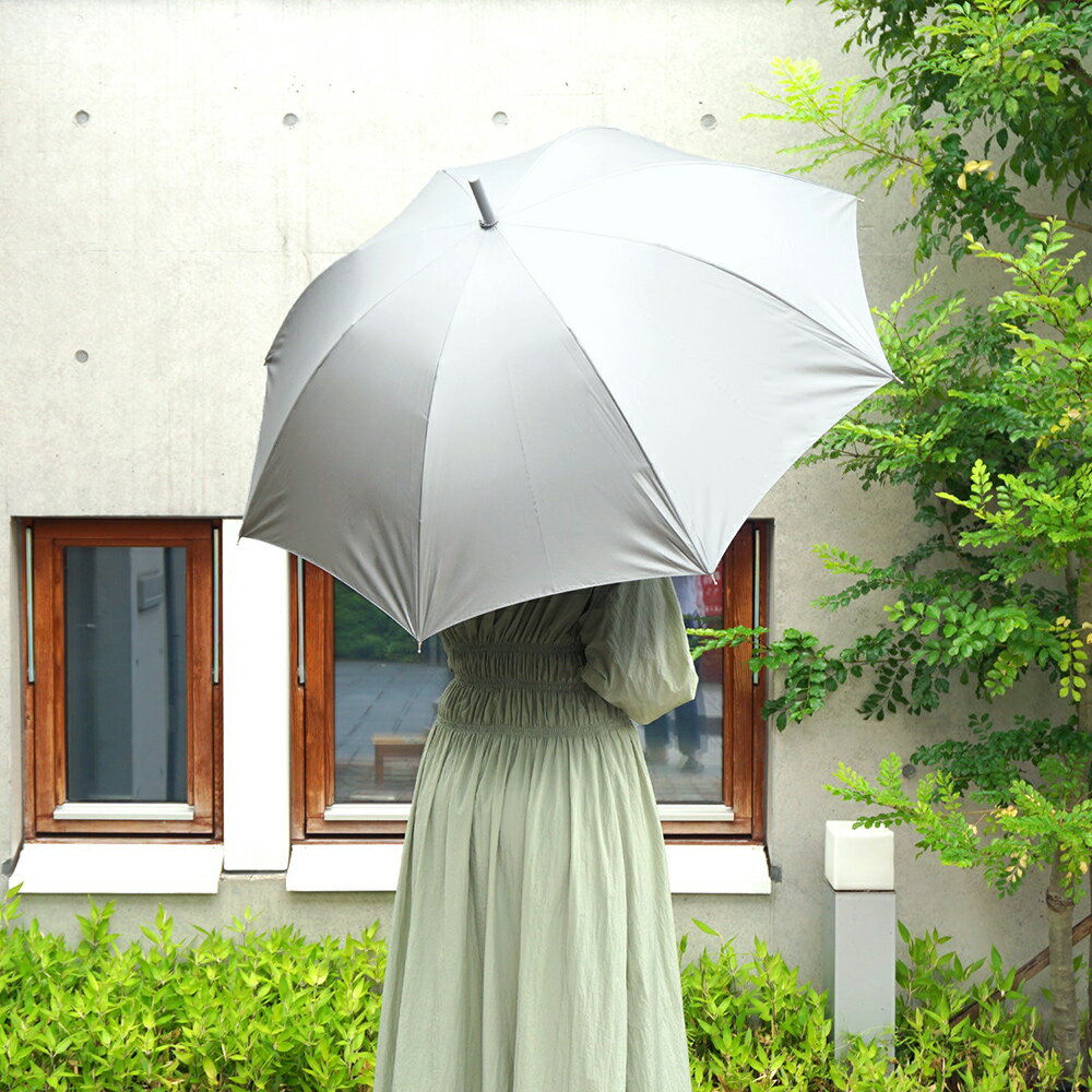 【最短日選択は365日出荷】日傘 内側 黒 長傘 傘 遮熱遮光 大判サイズ 晴雨兼用傘 ...
