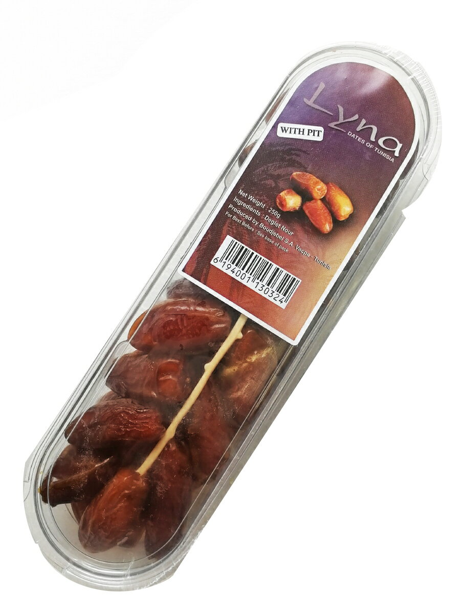 チュニジア産デーツ（乾燥なつめやし果実）デグレットノア種/Tunisian Dates /Dattes (Deglet Nour) ドライフルーツ　ナツメヤシのサムネイル