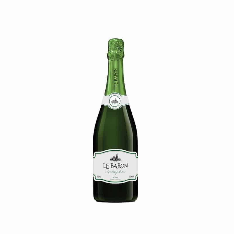 【エジプトワイン】レ・バロン・クラシック スパークリングワインLe Baron Classic White (白泡/辛口)(EgyBev/white sparkling wine/egypt)