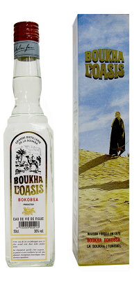 ブッハ・オアシスBOUKHAOASIS世界的に有名な、チュニジア特産のいちじく蒸留酒