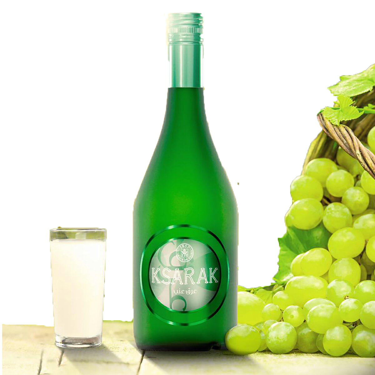 【レバノンのアラック酒】クサラック Ksarak (Arak, Chateau Ksara, Lebanon)（中東　アニス）