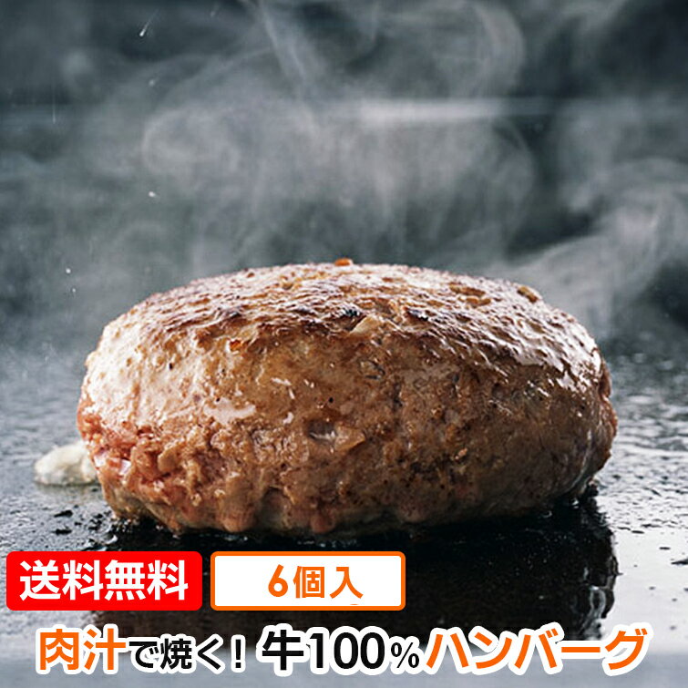 ハンバーグ 牛肉100% 130g×6個セット 