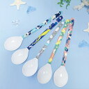 ロングスプーン sea of wonder ( クラゲ / カワウソ / ペンギン / 深海魚 / シャチ ) シーオブワンダー メラミン 軽い 丈夫 割れにく...
