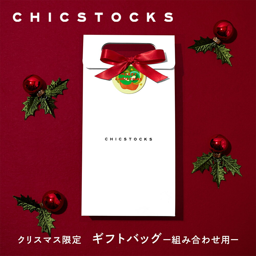 【組み合わせ用 クリスマス限定 ギフトバック】ラッピング メンズ ギフト レディース プレゼント 誕生日 ソックス 男性 ビジネスシックストックス / バッグのままプレゼントできる便利なアイテム