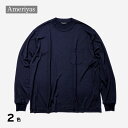 【ウール 長袖Tシャツ】メリノウール 長袖 クルーネック メンズ ギフト プレゼント 誕生日 父の日 日本製 シンプル Ameriyas アメリヤス / メリノ...