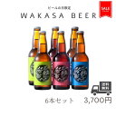 毎月16日から20日はビールの日　ビールの日　限定　　若狭ビール　ワカサビール　6本　セット