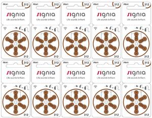 補聴器用空気電池 PR41　312 10パックセット　60粒