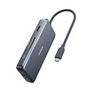 【P12倍_お買い物マラソン】PowerExpand 7-in-1 USB-C PD イーサネット ハブ 4K対応 HDMI出力ポート60W出力 Power Delivery USB-Cポート イーサネット USB-A ポート microSD SDカード スロット MacBook Pro ChromeBook テレワーク リモート 在宅勤務