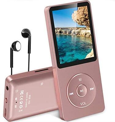 AGPTEK MP3プレーヤー 【6/1限定ポイント11倍！】40時間再生 AGPTEK MP3プレーヤー HIFI 音楽プレーヤー 超軽量 ウォークマン 8GB内蔵 64GBまで拡張可能 ボタン操作 ロスレスサウンド FMラジオ 録音対応 目覚まし時計 プレゼント A02