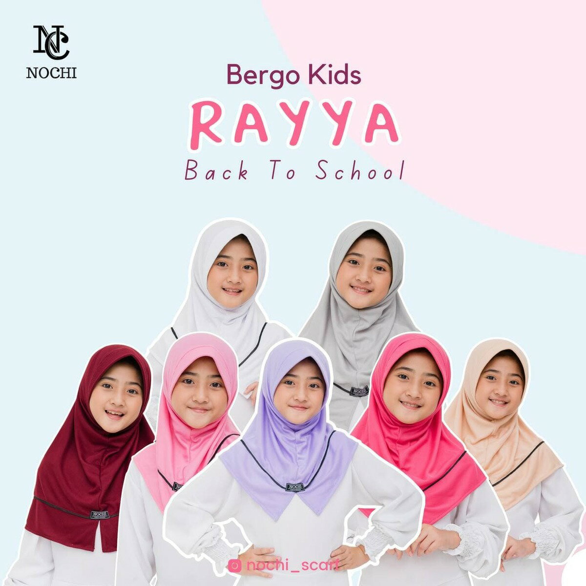 子供用ヒジャブRayya Kids Hijab Cap Moslem Kids School Hijab ヒジャブ イスラム教 宗教 民族衣装 子供 キッズ ジュニア 女の子 女子 子ども こども ピンク 白 ホワイト ブラック 黒 オレンジ おしゃれ 可愛い かわいい 羽織 羽織り はおり はおりもの 礼拝 服