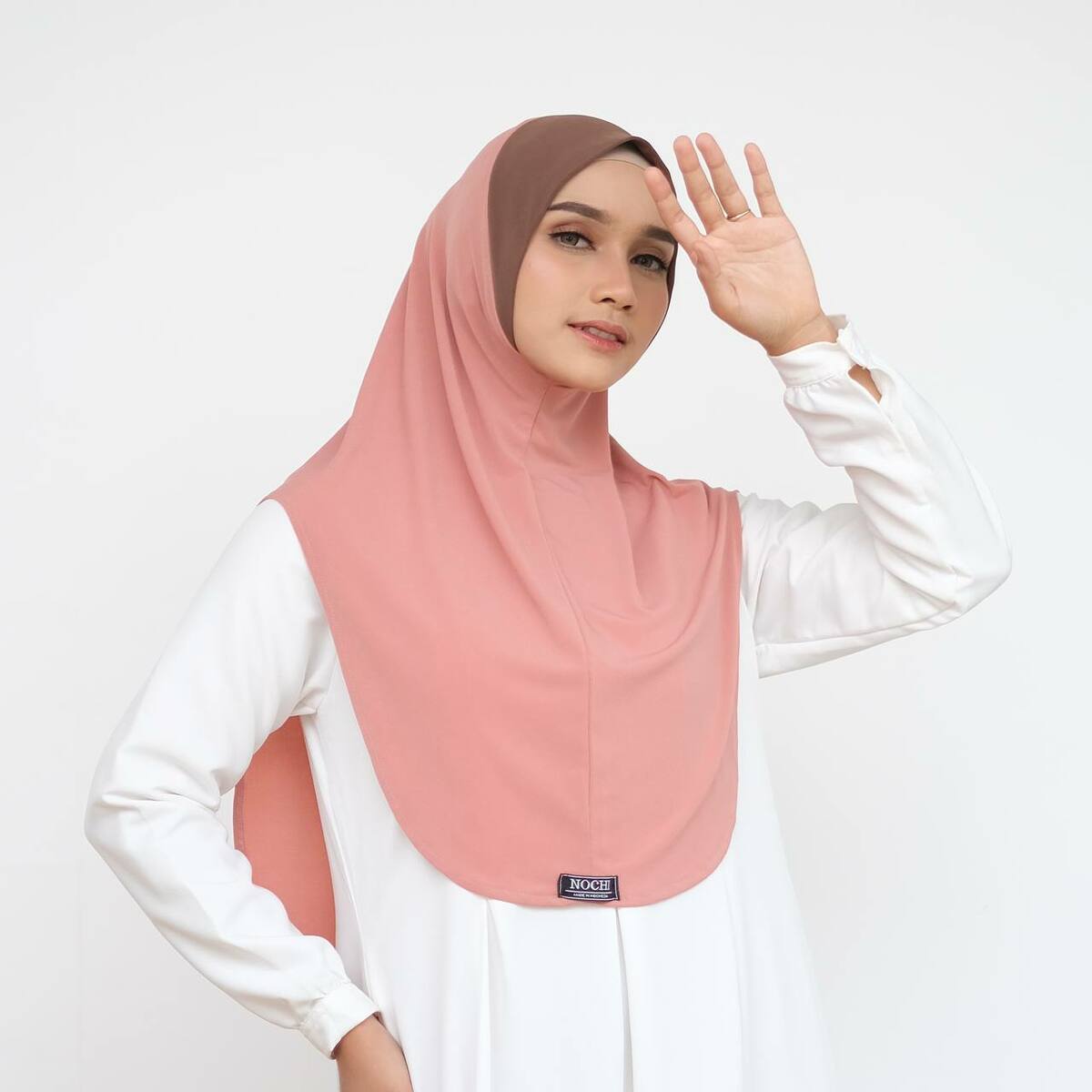 ロングヒジャブHIjab Instant Tudung Woman Alya Hijab Muslim ヒジャブ イスラム教 宗教 民族衣装 ツートン 女性用 レディース 正装 ムスリム シンプル ロング ベール ヴェール 羽衣 羽織り スカーフ おしゃれ かわいい 可愛い 薄手 薄い 女性 学校 職場 オフィス