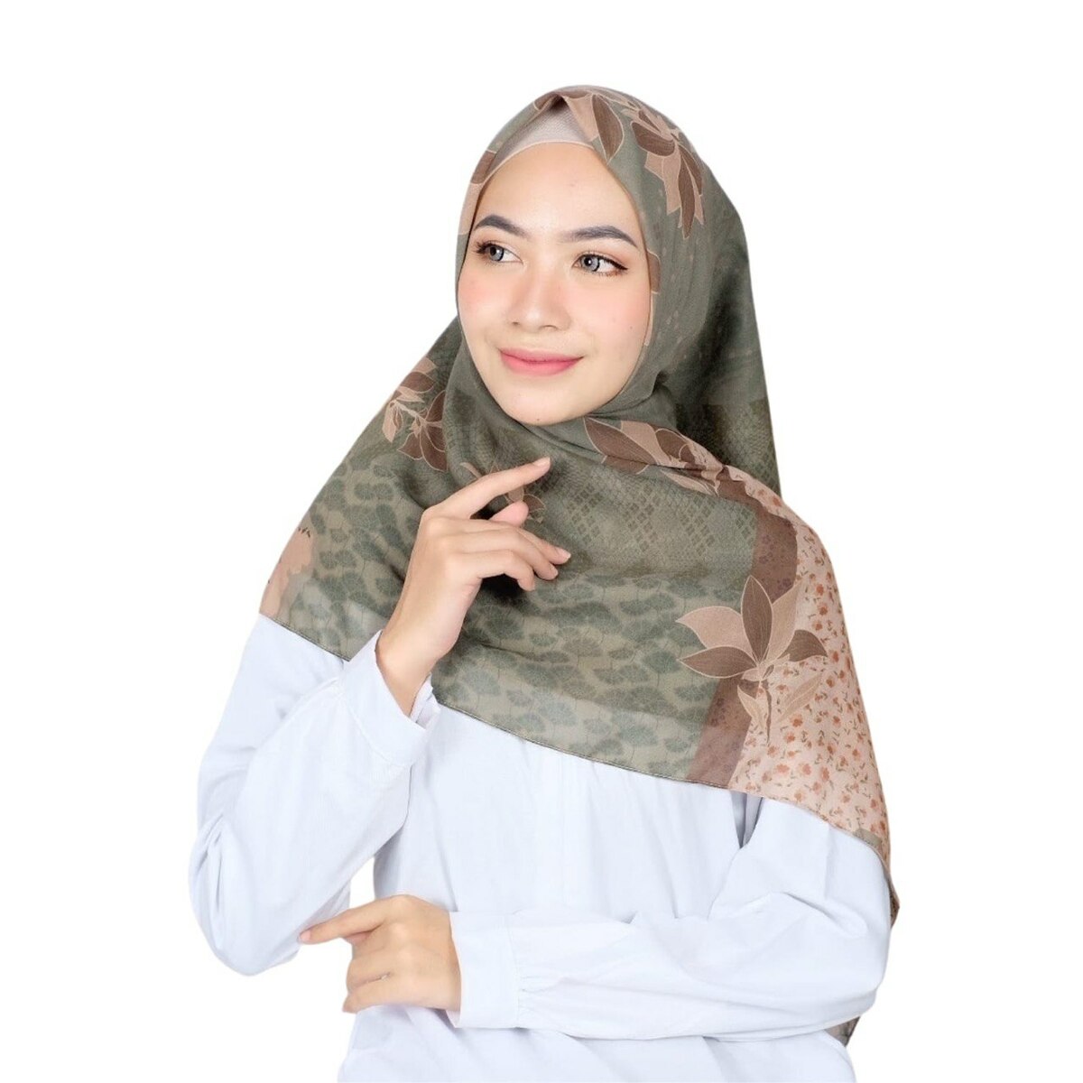 スクエアヒジャブHijab Scarf Moslem Womens Veil Cotton Square Hijab Japan Design ヒジャブ 正装 ムスリム イスラム教 宗教 民族衣装 シンプル おしゃれ イスラム