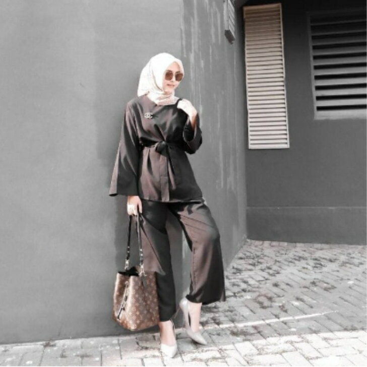 チュニックMoslem Ladies Wear Moslem Tunic Set Casual Ladies Wear Crepe Fabric ロングチュニック レディース ジャケット 女性 イスラム教 宗教 民族衣装 礼拝 おしゃれ 可愛い かわいい