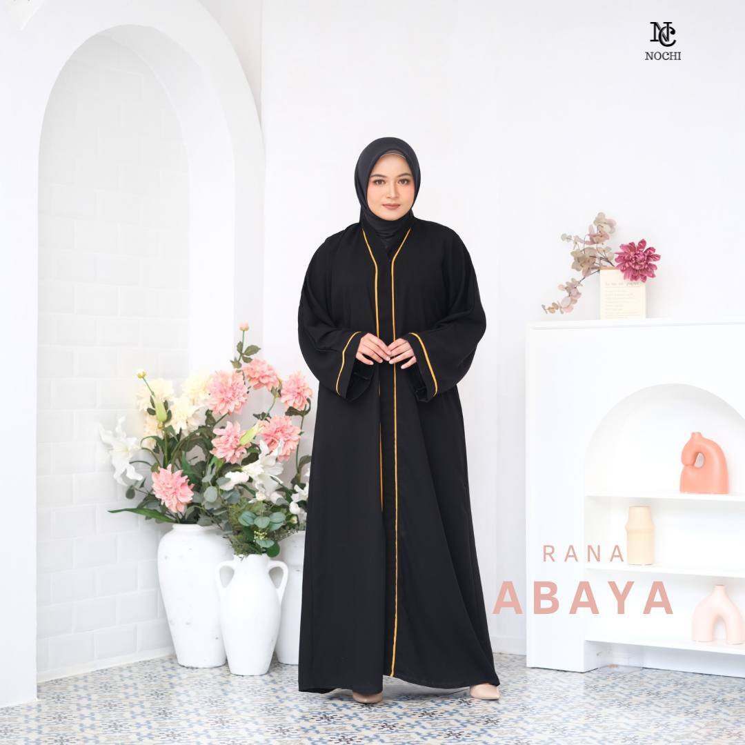 ムスリムロングドレス-Rana Long Dress Muslim Abaya Woman Dress Maxi Dress Woman Brief Style Muslim Abaya Indonesia Styleドレス エレガント 女性 礼拝 礼拝服 ムスリム イスラム教 宗教 民族衣装 高級感