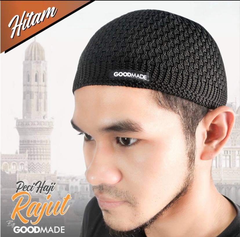 ムスリム帽子Knit Peci Goodmade (muslim cap) 帽子 ニット 防寒 頭にフィット 男性用