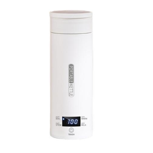 乐天商城 - 500ml 電気ケトル 携帯用 電気ポット 収納バッグ付き 45℃12H保温 ポータブル トラベルケトル 携帯湯沸かし器 旅行カップ