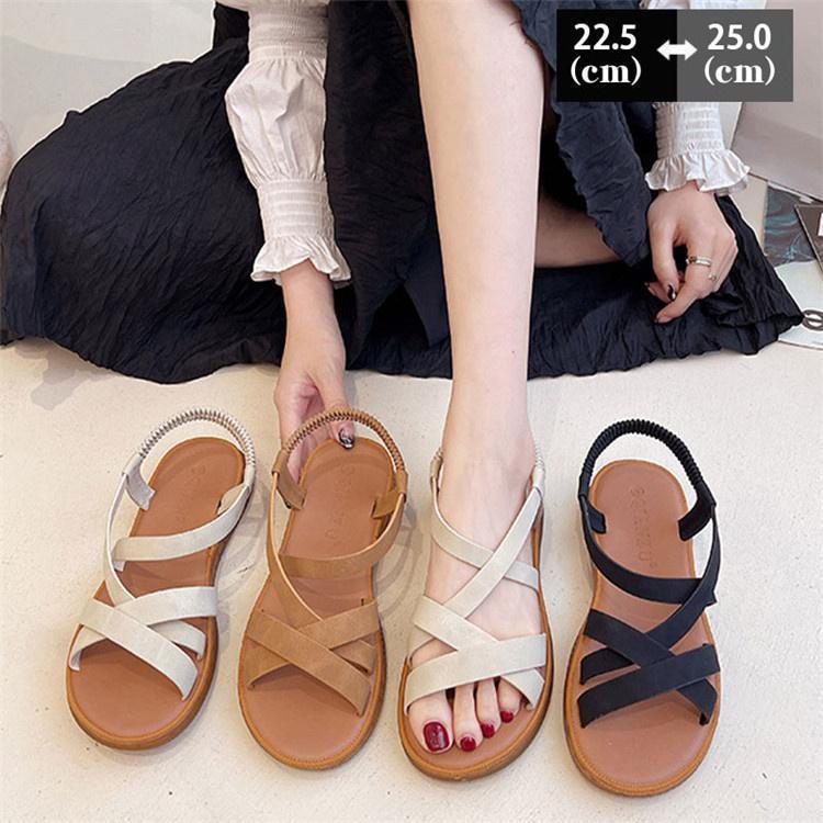 サンダル レディース ぺたんこ フラット ビーチサンダル ミュール スリッパ 軽量 おしゃれ 可愛い 歩きやすい ローヒール 痛くない 美脚 靴 シューズ