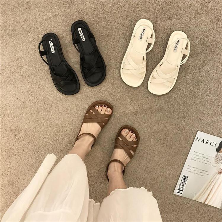 サンダル シューズ ビーチサンダル スポーツサンダル レディース ローヒール 軽量 歩きやすい 痛くない 通勤通学 走れる ぺたんこ フラットシューズ