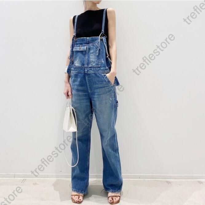デニムサロペット レディース オーバーオール サロペット 夏 春 オールインワン サロペット デニムパンツ デニムつりズボン ジーンズ カジュアル 体型カバー