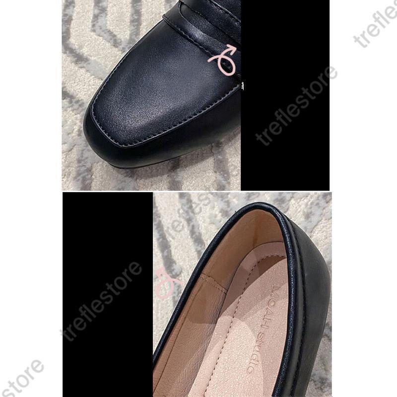 ローファー レディース 学生 女子 パンプス 痛くない 歩きやすい ローヒール フラットシューズ 柔らかい レザー調 履きやすい カジュアル シンプル お出かけ