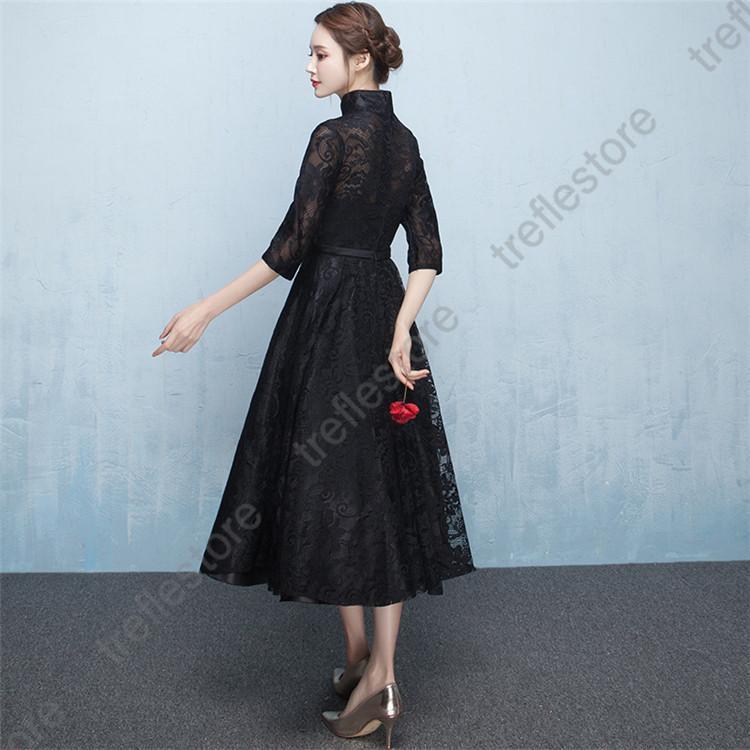 パーティードレス 20代 30代 40代 50代 結婚式 ワンピース 大きいサイズ 袖あり フォーマル ロングワンピース膝丈お呼ばれ ドレス 服装 服 女性 二次会 親族