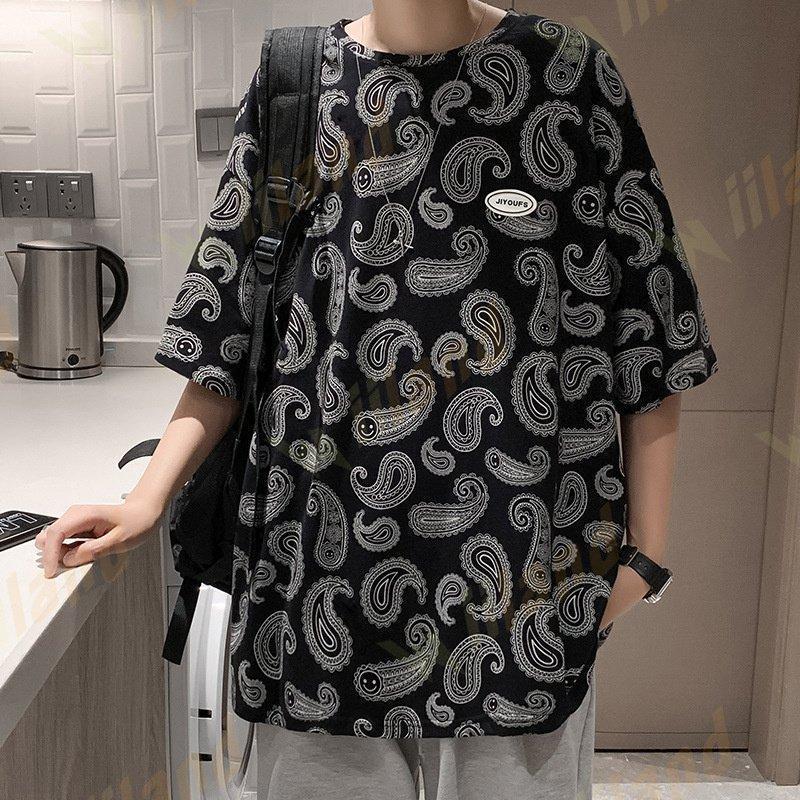 Rakuten - Tシャツ 上着 半袖Tシャツ メンズ クルーネック ファッション カジュアル 夏服 ゆったり