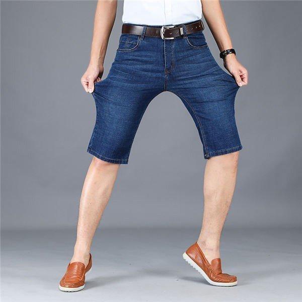 メンズ ジーンズ デニムショートパンツ ストレッチパンツ ショーツ パンツ ジーンズ ズボン 夏ズボン 美脚 薄手 オシャレ お兄系 春夏
