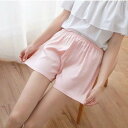 ペチパンツ レディース ショートパンツ 夏 薄手 接触冷感 インナー ショーツ スリット 透けない サテン 肌着 ルームウェア ゆったり 体型カバー