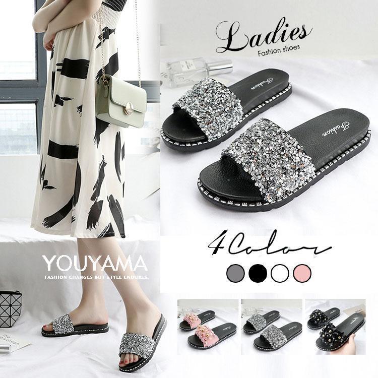 ミュール サンダル スリッパ レディース オープントゥ シューズ 滑り止め 履きやすい 夏 新作 通勤