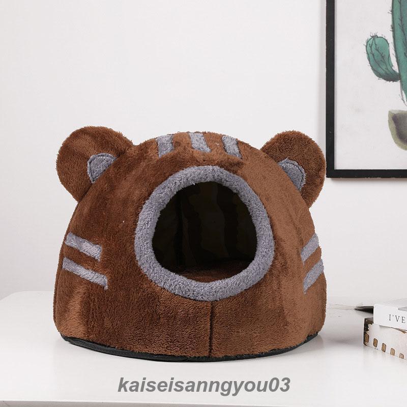 ペットハウス 猫ハウス キャットハウス 猫用 小型犬 折り畳み ペットベッド コンパ...