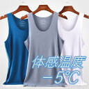 インナーシャツ メンズ 冷感 肌着 メンズ ノースリーブ タンクトップ 接触冷感 冷感インナー 脇汗 汗取りインナー