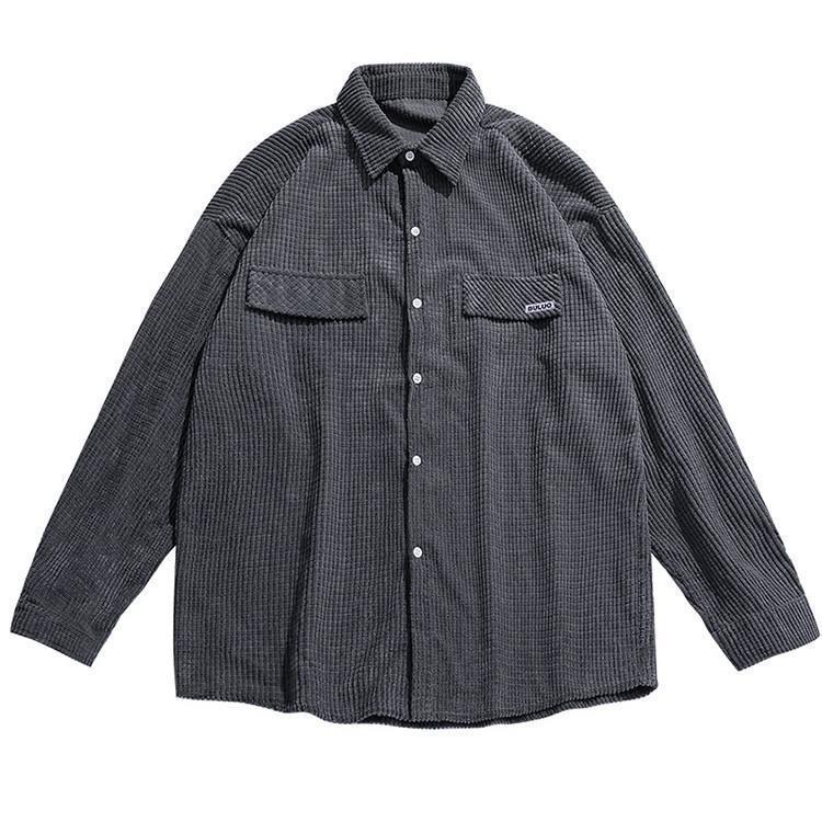Short Sleeves （Shape Holding） - メンズシャツ 春 夏 秋 メンズ 無地 シャツ 長袖 トップス 通勤 カジュアル オフィス ビジネス 紳士 お洒落