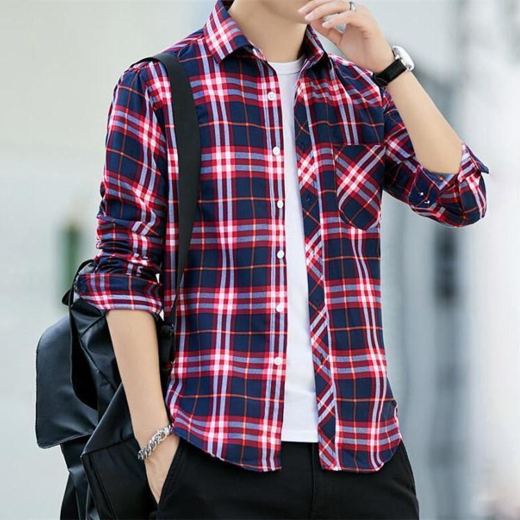 チェックシャツ 5カラー メンズ M-4XLサイズ 大きいサイズ ネルシャツ カジュアル ギンガムチェック ア..