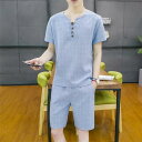メンズ 夏用 上下セット 2点セット Tシャツ パンツ ジャージ 男子用 スポーツウェア セットアップ 運動 カジュアル 吸汗 速乾 通気