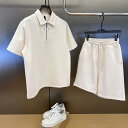 メンズ 夏用 上下セット 2点セット Tシャツ パンツ ジャージ 男子用 スポーツウェア セットアップ 運動 カジュアル 吸汗 速乾 通気