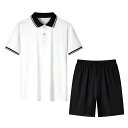 メンズ 夏用 上下セット 2点セット Tシャツ パンツ ジャージ 男子用 スポーツウェア セットアップ 運動 カジュアル 吸汗 速乾 通気