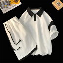 メンズ 夏用 上下セット 2点セット Tシャツ パンツ ジャージ 男子用 スポーツウェア セットアップ 運動 カジュアル 吸汗 速乾 通気
