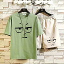 メンズ 夏用 上下セット 2点セット Tシャツ パンツ ジャージ 男子用 スポーツウェア セットアップ 運動 カジュアル 吸汗 速乾 通気