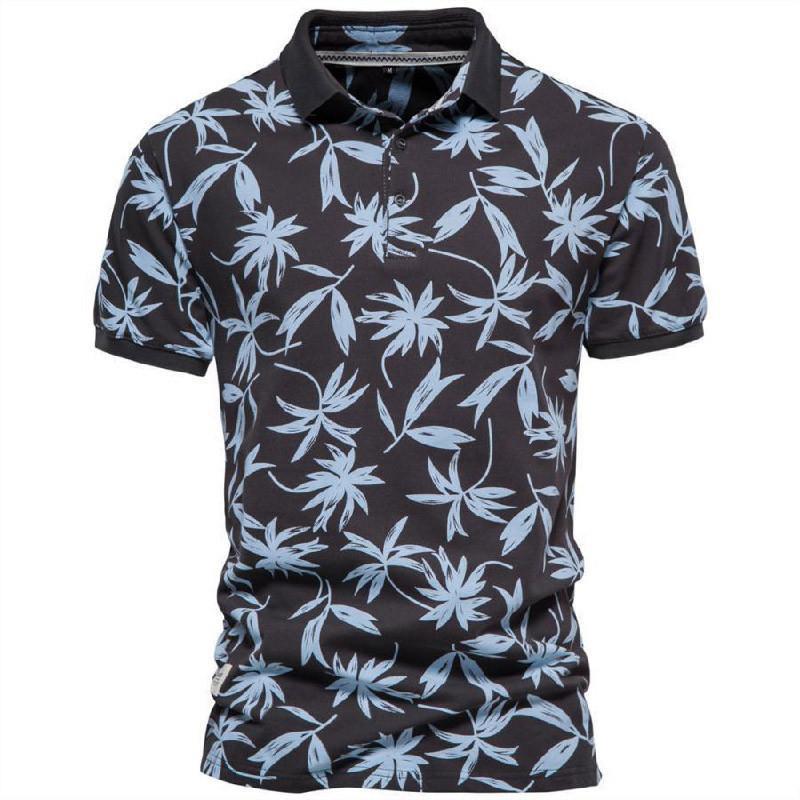 ポロシャツ メンズ ポロシャツ ポロシャツ メンズ 半袖 メンズ 父の日 ポロ プレゼント シャツ おしゃれ ゴルフウェア 総柄 柄物 アロハ リゾート カジュアル 夏