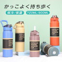 水筒 ステンレスボトル 手掛け 保冷 保温 真空二重構造 直飲み 広口 マイボトル キャンプ スポーツボトル ドリンクボトル おしゃれ