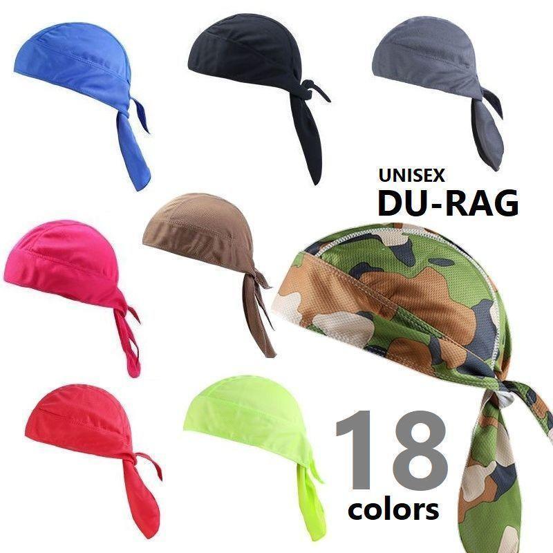 ドゥーラグ キャップ ターバンキャップ ビーニー デュラグ 無地 迷彩 ストレッチ パイレーツ 海賊風 吸..