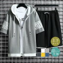 商品 中 セットアップ 上下セット メンズ 夏 カジュアル 半袖シャツ ショートパンツ ゆったり 快適 涼しい おしゃれ