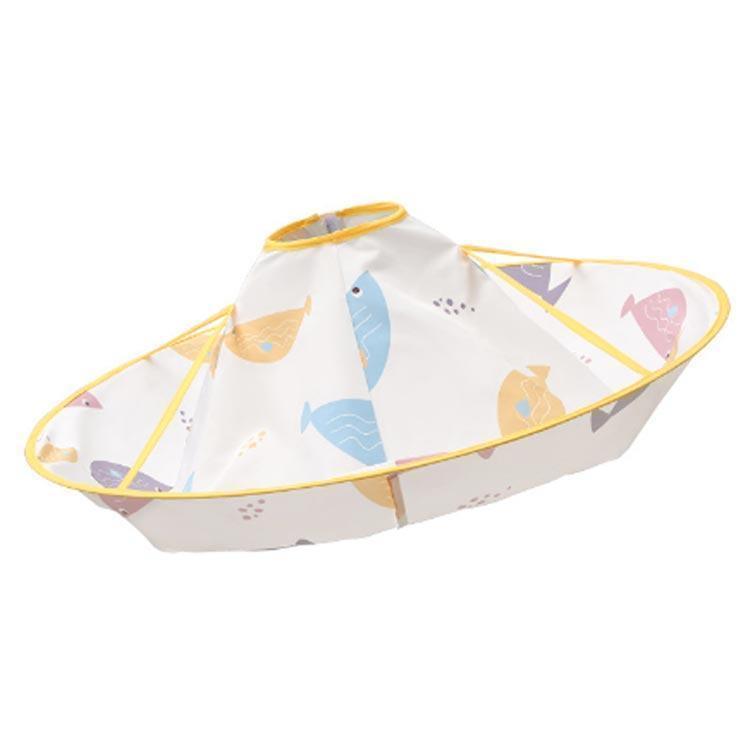 散髪用 エプロン 防水 散髪ケープ 子ども ヘアーエプロン ケープ お子様のヘアーカット 散髪 セルフカット 2