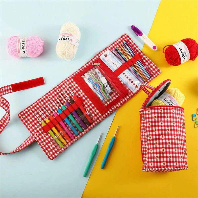 Rakuten - かぎ編み初心者キット 初心者向けのかぎ針編みキット かぎ針編みスターターキット かぎ針編みの糸とかぎ針編みのアクセサリー付きのかぎ