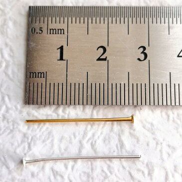 2.6cm Tピン ゴールド ホワイトシルバー Tピン ハンドメイドアクセサリー ピアス イヤリング