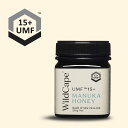 マヌカハニー<高活性>UMF【15+】250g★完全無農薬100%ピュア★ニュージーランド『Wild Cape』非加熱 無添加はちみつ