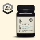 マヌカハニー＜高活性＞UMF【15+】500g★完全無農薬100％ピュア★ニュージーランド『Wild Cape』非加熱 無添加はちみつ