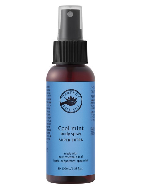 【リニューアル】 パーフェクトポーション クールミントボディスプレースーパーエクストラ 100ml たかくら新産業 ハッカ 冷感ミスト アロマ 暑さ対策