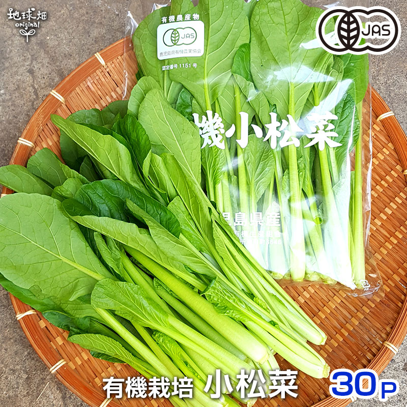 小松菜 150g×30P 有機栽培 鹿児島県産 無農薬 オーガニック organic こまつな コマツナ 冷蔵便 楽天スーパーSALE