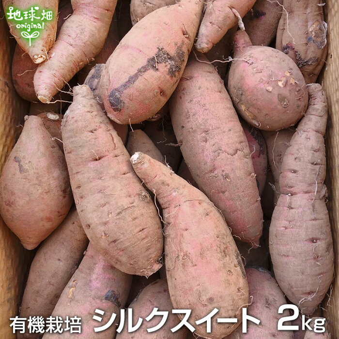 シルクスイート 2kg 有機栽培 鹿児島県産 宮崎県産 さつまいも 有機JAS 紅系 無農薬 organic オーガニック しっとり